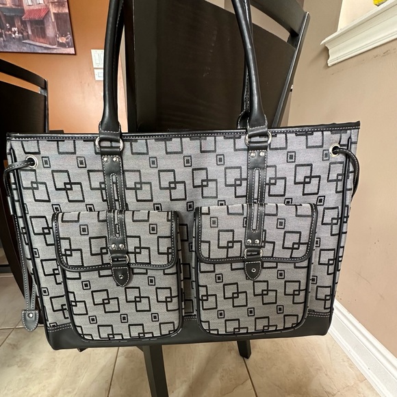 NWOT TARGUS Laptop Bag with matching Wallet - Picture 2 of 15